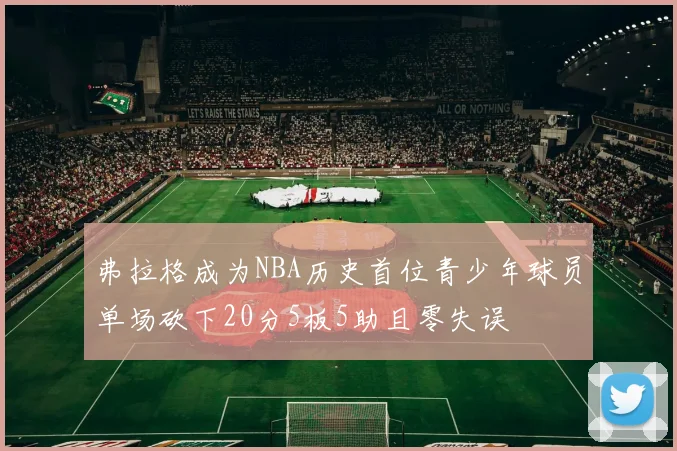 弗拉格成为NBA历史首位青少年球员单场砍下20分5板5助且零失误